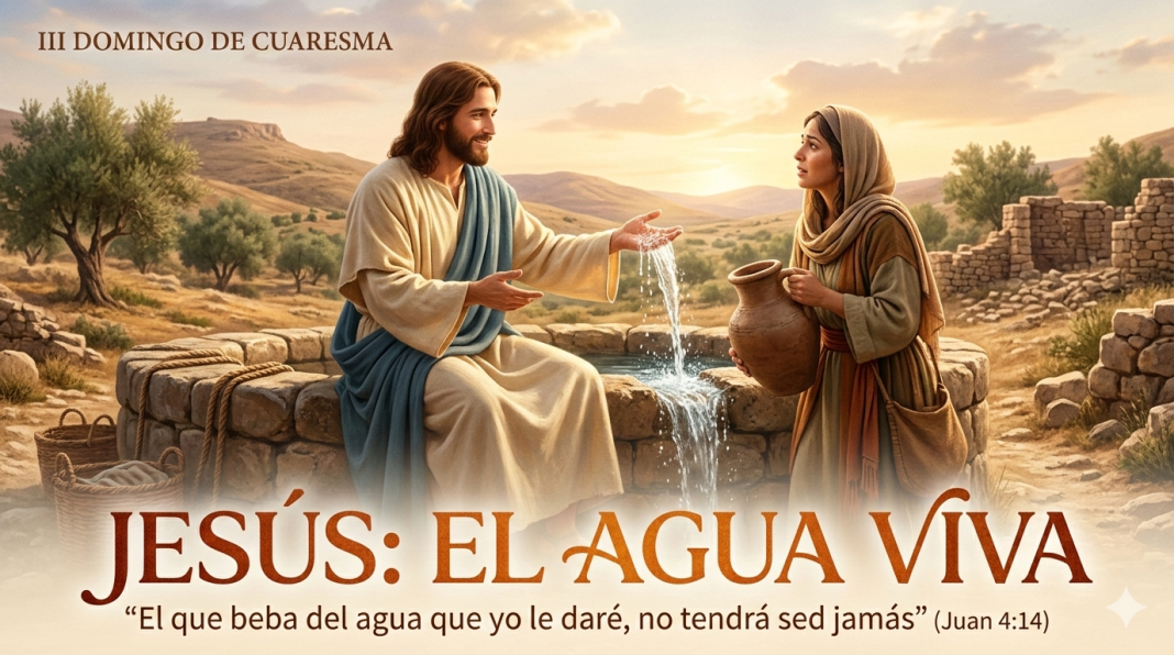 Jesus, el agua que calma nuestra sed. Pedro Tapia (1)