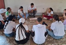 Feliz convivencia en Campechuela, Cuba
